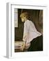 The Laundress (La Blanchisseuse)-Henri de Toulouse-Lautrec-Framed Giclee Print