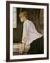 The Laundress (La Blanchisseuse)-Henri de Toulouse-Lautrec-Framed Giclee Print