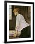 The Laundress (La Blanchisseuse)-Henri de Toulouse-Lautrec-Framed Giclee Print