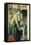 The Laundress; La Blanchisseuse-Maximilien Luce-Framed Stretched Canvas