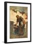 The Laundress-Honore Daumier-Framed Collectable Print