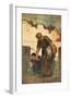 The Laundress-Honore Daumier-Framed Collectable Print