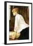 The Laundress-Henri de Toulouse-Lautrec-Framed Art Print