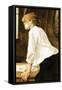 The Laundress-Henri de Toulouse-Lautrec-Framed Stretched Canvas