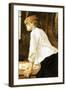 The Laundress-Henri de Toulouse-Lautrec-Framed Art Print