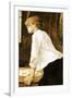 The Laundress-Henri de Toulouse-Lautrec-Framed Art Print