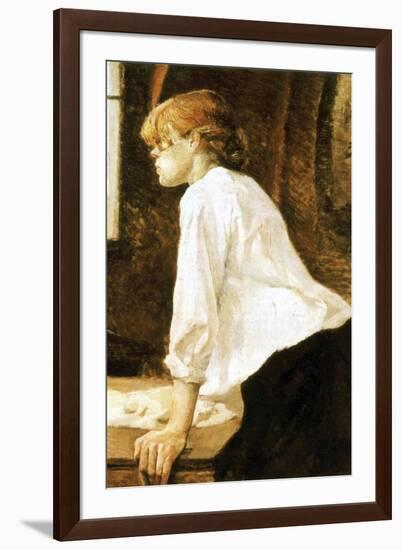 The Laundress-Henri de Toulouse-Lautrec-Framed Art Print