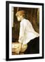 The Laundress-Henri de Toulouse-Lautrec-Framed Art Print