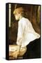 The Laundress-Henri de Toulouse-Lautrec-Framed Stretched Canvas