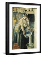 The Laundress-Maximilien Luce-Framed Giclee Print