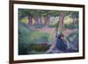 The Laundress-Henri Edmond Cross-Framed Giclee Print