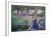 The Laundress-Henri Edmond Cross-Framed Giclee Print