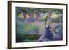 The Laundress-Henri Edmond Cross-Framed Giclee Print