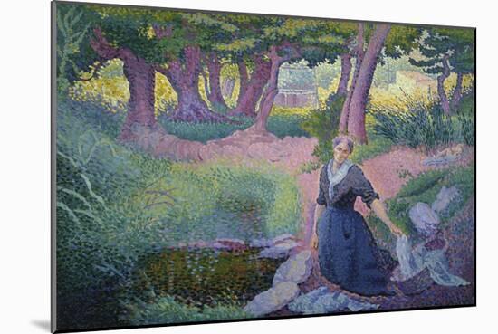 The Laundress-Henri Edmond Cross-Mounted Giclee Print