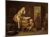 The Laundress-Jean-Baptiste Simeon Chardin-Mounted Giclee Print