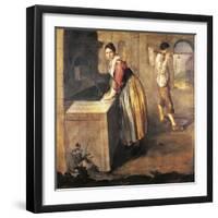 The Laundress-Giacomo Ceruti-Framed Premium Giclee Print