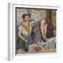 The Laundresses, 1884-86-Edgar Degas-Framed Giclee Print