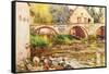 The Laundresses by Moret by Alfred Sisley.Jpg-Alfred Sisley-Framed Stretched Canvas