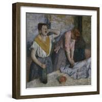 The Laundresses, c.1884-Edgar Degas-Framed Giclee Print