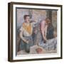 The Laundresses, circa 1884-Edgar Degas-Framed Giclee Print
