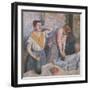 The Laundresses, circa 1884-Edgar Degas-Framed Giclee Print