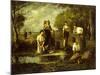 The Laundresses-Leon Richet-Mounted Giclee Print