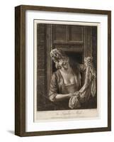 The Laundry Maid, Print Made by Philip Dawe, 1772-Henry Robert Morland-Framed Giclee Print