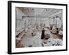 The Laundry Room, Long Grove Hospital, Surrey, 1910-null-Framed Photographic Print