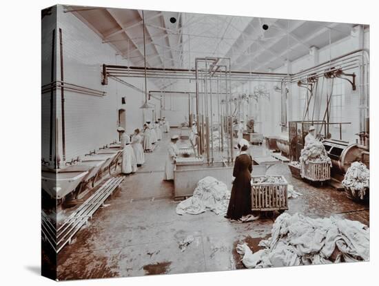 The Laundry Room, Long Grove Hospital, Surrey, 1910-null-Stretched Canvas