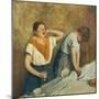 The Laundry Workers (The Ironing), circa 1874-76-Edgar Degas-Mounted Giclee Print