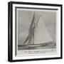 The Laurea, Winner of the Coupe De France Races in the Solent Against the French Yacht Anna-null-Framed Giclee Print