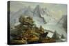 The Lauteraar-Glacier-Caspar Wolf-Stretched Canvas