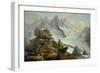 The Lauteraar-Glacier-Caspar Wolf-Framed Giclee Print