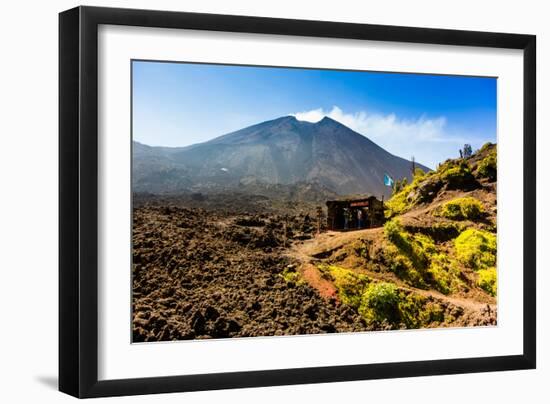 The Lava Store at the base of Pacaya Volcano in Guatemala City, Guatemala, Central America-Laura Grier-Framed Photographic Print