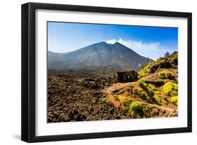 The Lava Store at the base of Pacaya Volcano in Guatemala City, Guatemala, Central America-Laura Grier-Framed Photographic Print