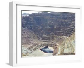 The Lavender Open Pit Copper Mine in Bisbee, Arizona, United States of America, North America-Robert Harding Productions-Framed Photographic Print