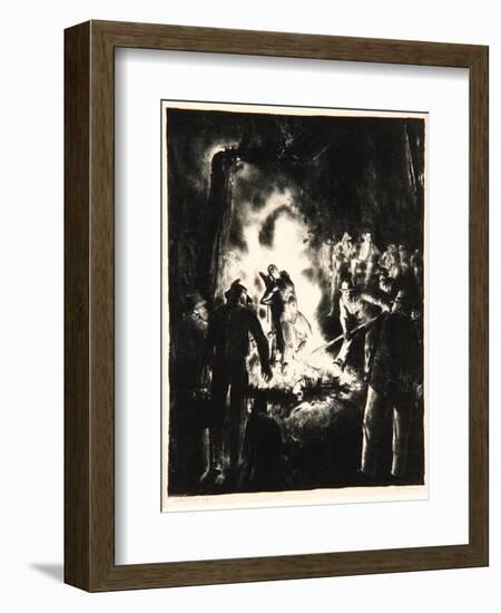 The Law Is Too Slow, 1923-George Wesley Bellows-Framed Giclee Print