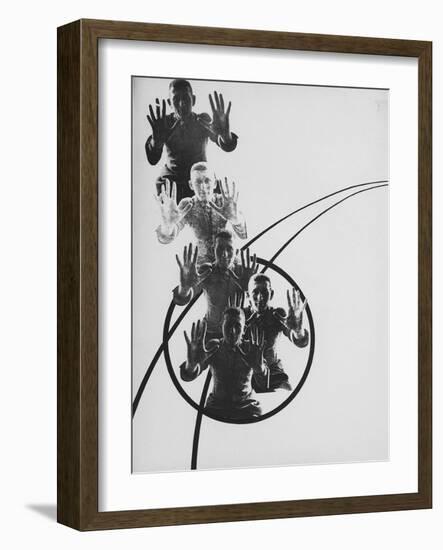 The Law of Series, 1925-Laszlo Moholy-Nagy-Framed Giclee Print