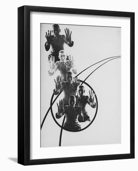 The Law of Series, 1925-Laszlo Moholy-Nagy-Framed Giclee Print