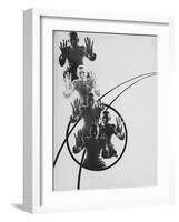 The Law of Series, 1925-Laszlo Moholy-Nagy-Framed Giclee Print