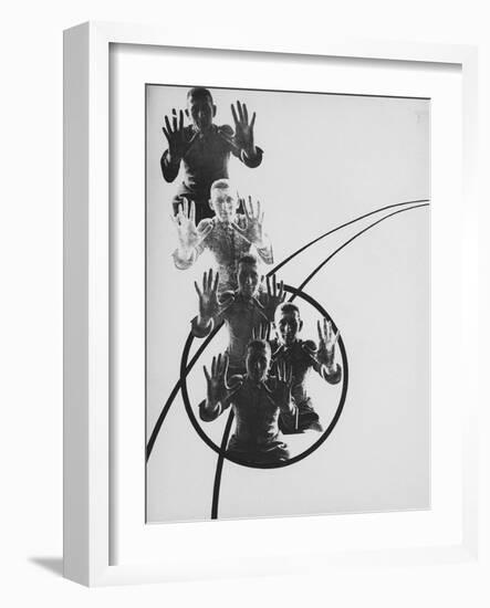 The Law of Series, 1925-Laszlo Moholy-Nagy-Framed Giclee Print