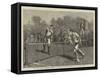 The Lawn Tennis Championship Meeting at Wimbledon, the Fifth Round of the All Comers' Match-Arthur Hopkins-Framed Stretched Canvas