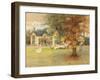 The Lawn Tennis Party at Marcus, 1889-Arthur Melville-Framed Giclee Print