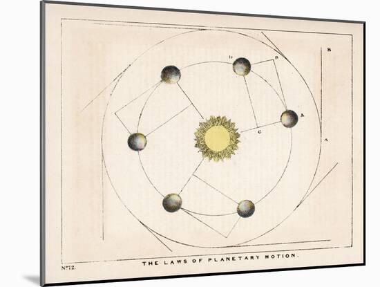 The Laws of Planetary Motion-Charles F. Bunt-Mounted Art Print
