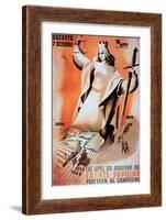 The Laws of the Popular Front Protect the Farmer-Oliver-Framed Art Print