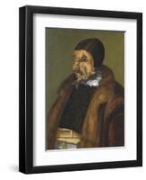 The Lawyer, 1566, by Giuseppe Arcimboldo, 1527-1593, Italian painting,-Giuseppe Arcimboldo-Framed Art Print