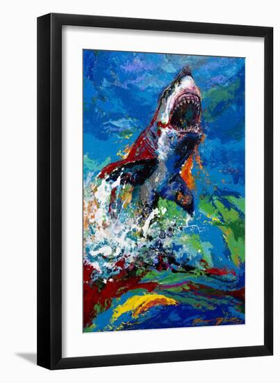 The Lawyer Breeching Great White Shark-Jace D. McTier-Framed Giclee Print