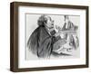 The Lawyer, Caricature-Honore Daumier-Framed Giclee Print