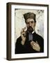 The Lawyer (Portrait of Uncle Dominique), c.1866-Paul Cézanne-Framed Giclee Print