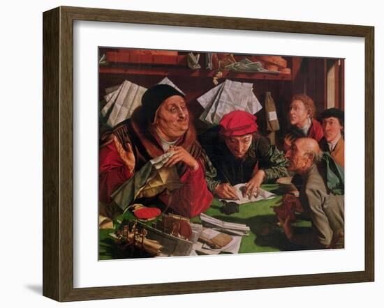 The Lawyer's Office, circa 1545-Marinus Van Roymerswaele-Framed Giclee Print